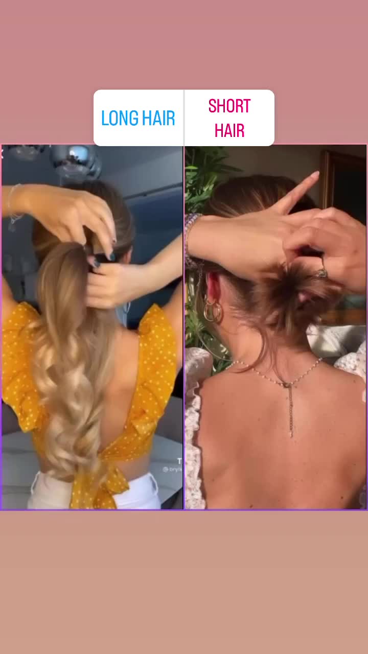 Lebih suka yang mana nih? rambut panjang atau rambut pendek?