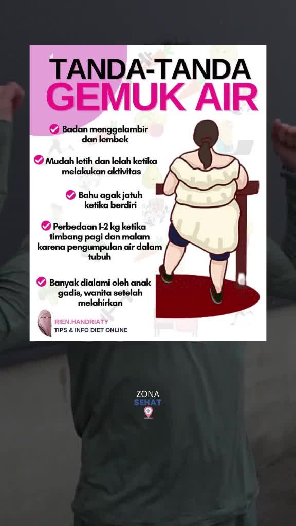 tanda gemuk air