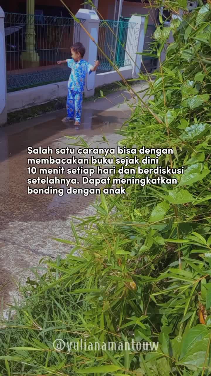 Jangan pernah berenti. Meskipun mungkin hal-hal baik yang kita ajarkan ke anak setiap hari belum bisa langsung di rasakan sekarang. 