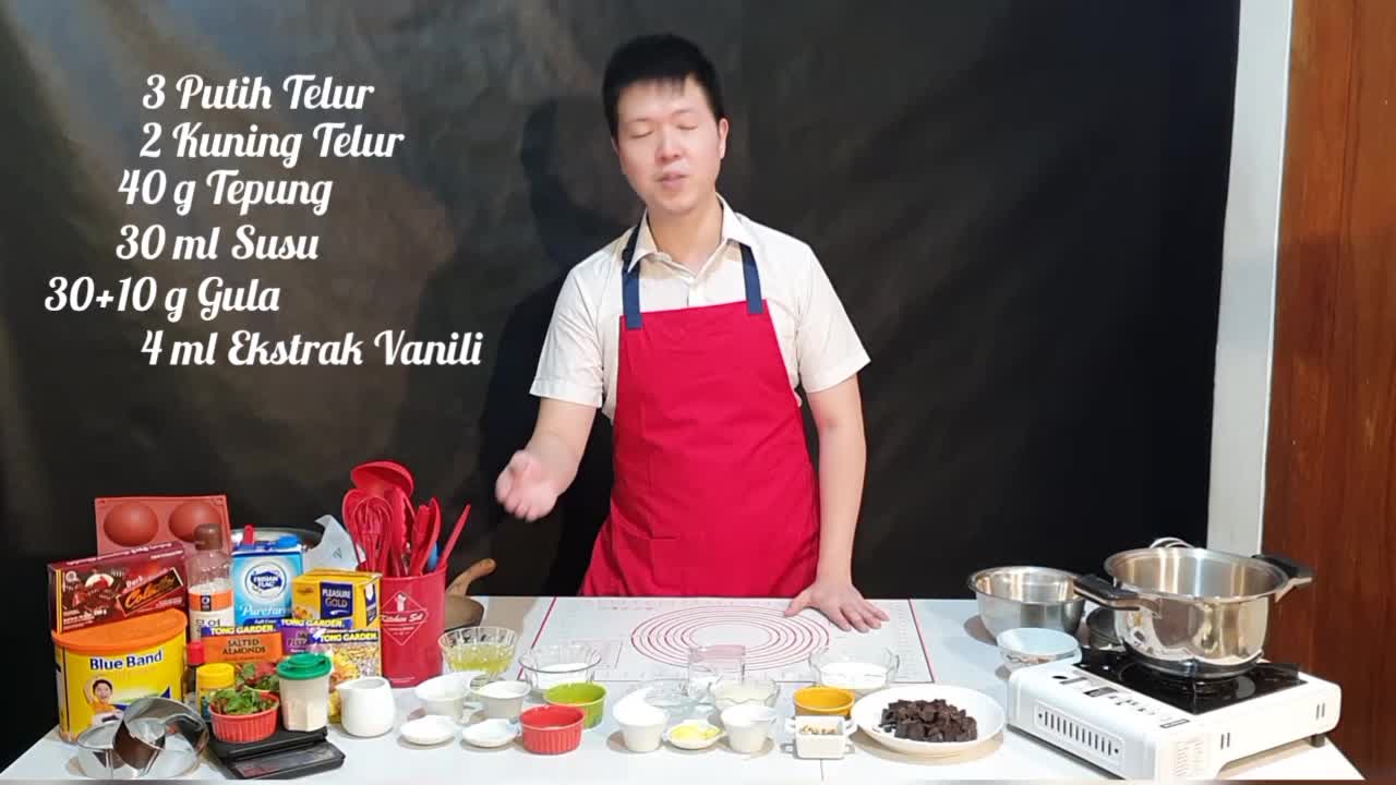 Vanilla Souffle with Nutty Whipped Cream Chocolate Bomb dressed with Salty Caramel Sauce #onlineauditionmci8