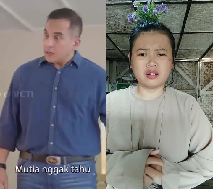 ceritanya mau manggung bingung gak ada baju,jadi pake baju orang lain deh
