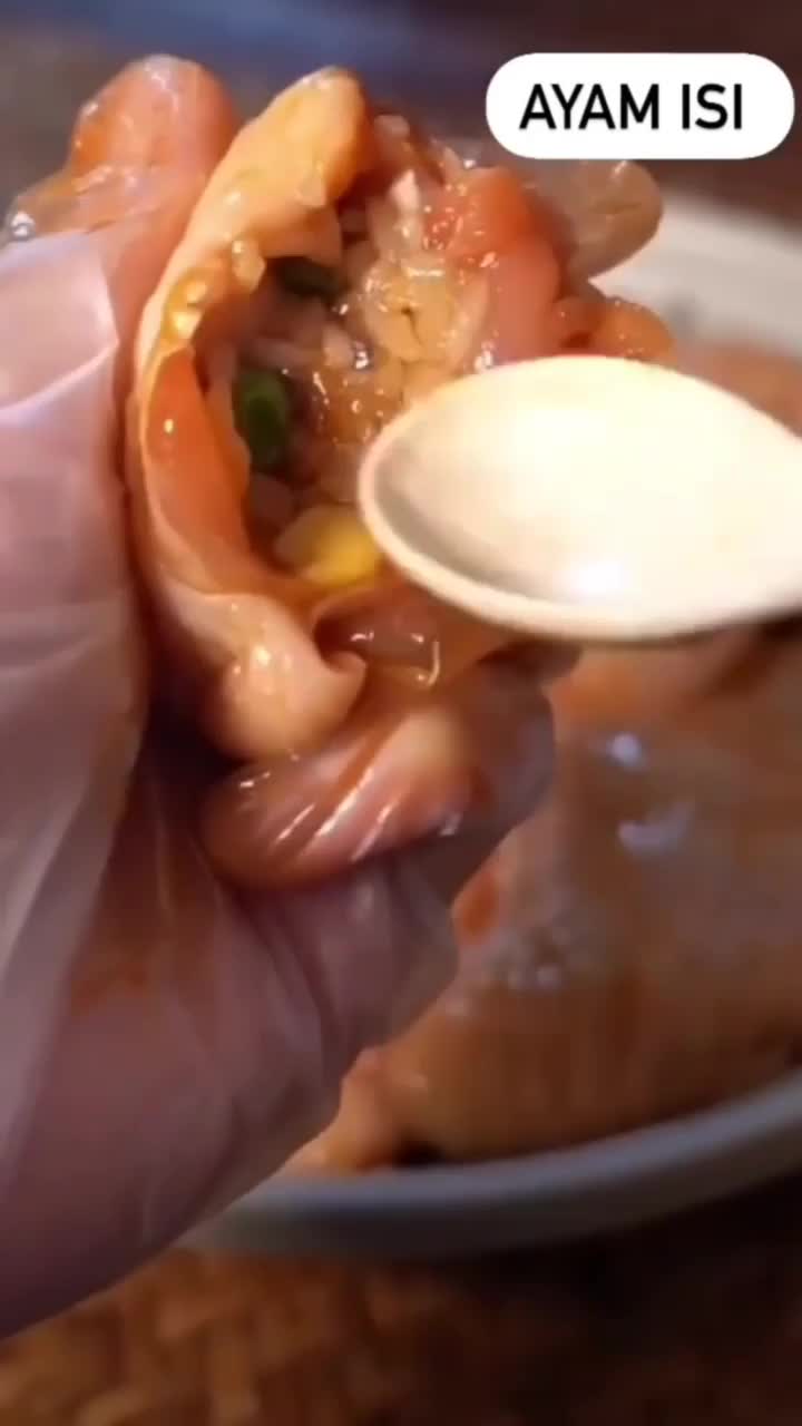 Ide Membuat Ayam Isi Sayur