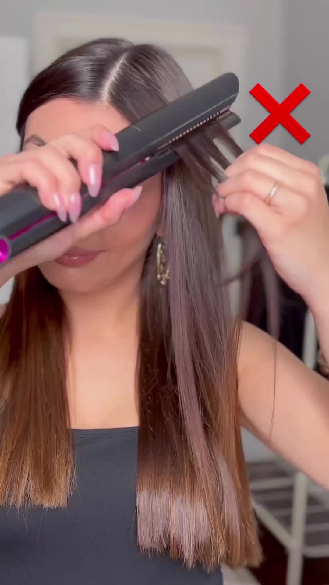 How to style your bangs