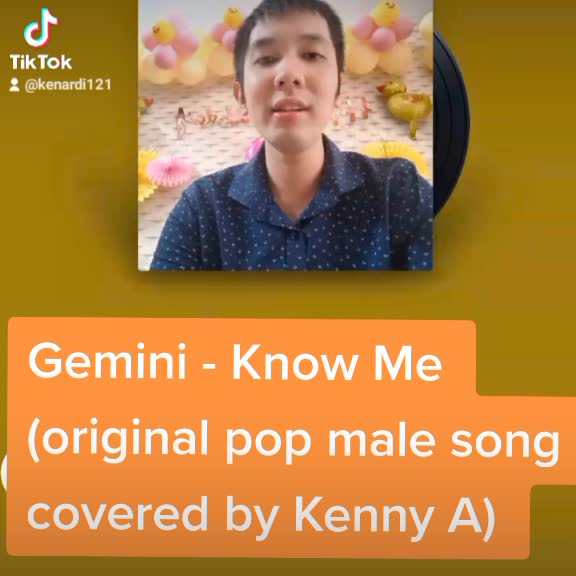 Gemini - Know me (original pop song covered by Kenny) 