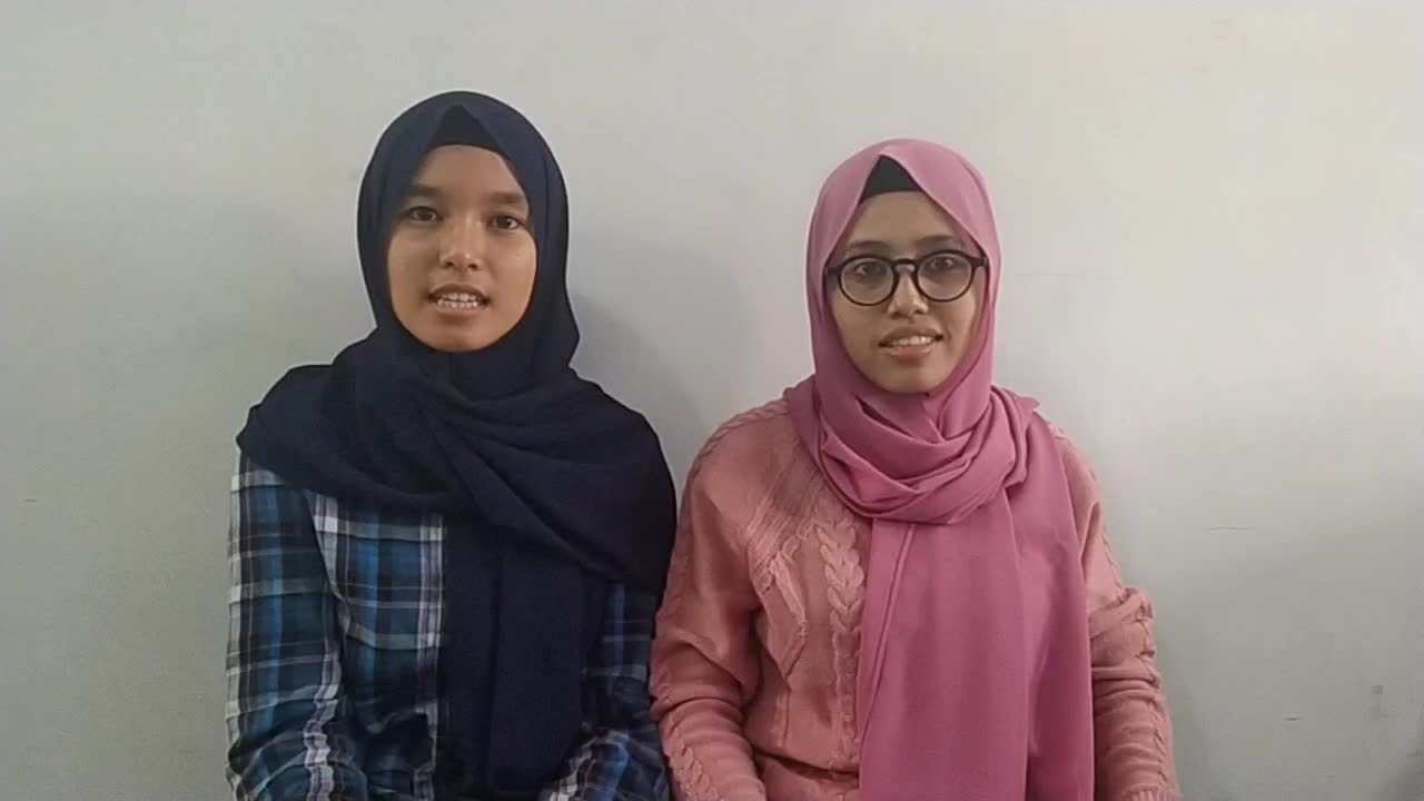 Nama : Zakiyah Fithri Alhanifah, Alamat: Kota Tebing Tinggi. Nama : Thoybah Riju Manurung, Alamat : Asahan SUMUT. 