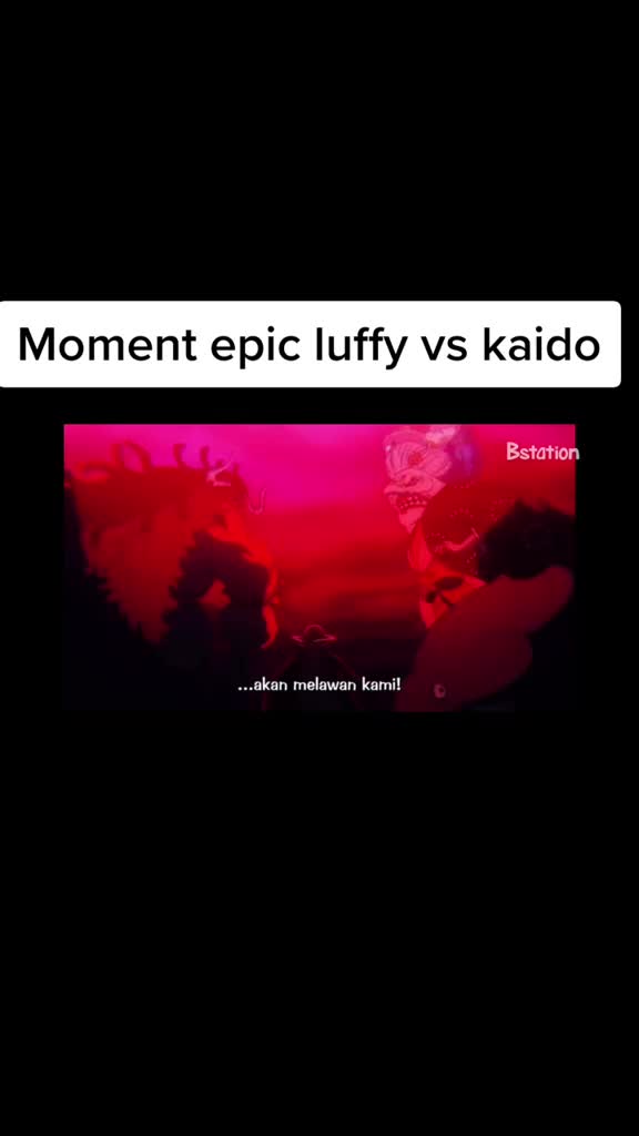 Moment epic luffy vs kaido