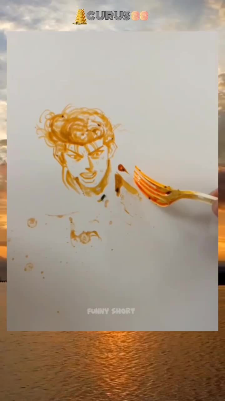 menggambar Dari minyak mi instant
