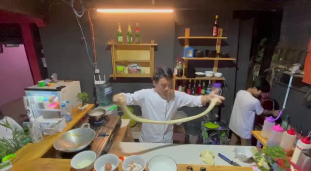 Mie tarik kuah tomyum#tukang mie masuk tv#onlineauditionMCI9