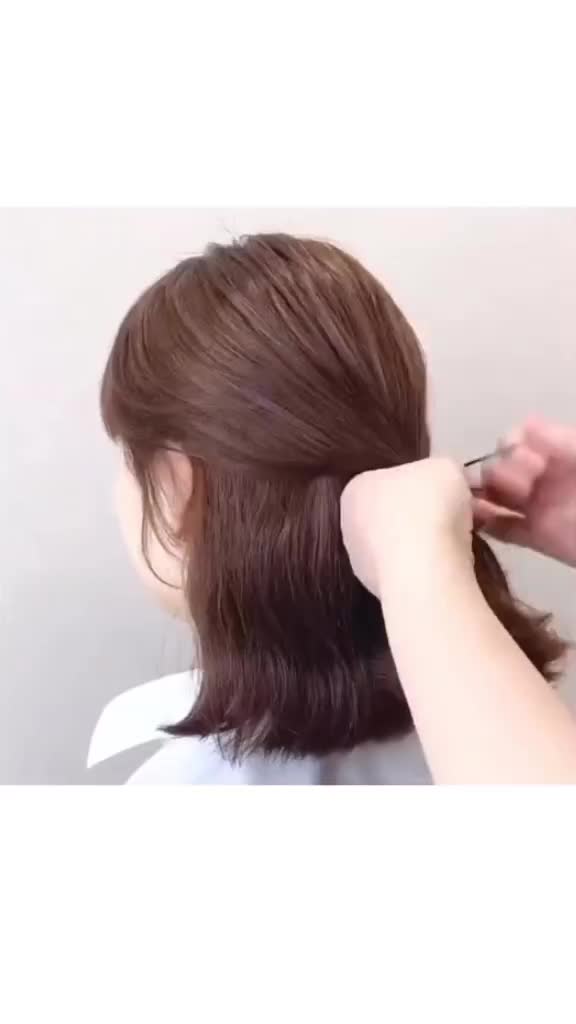 Hairstyle untuk rambut pendek😍