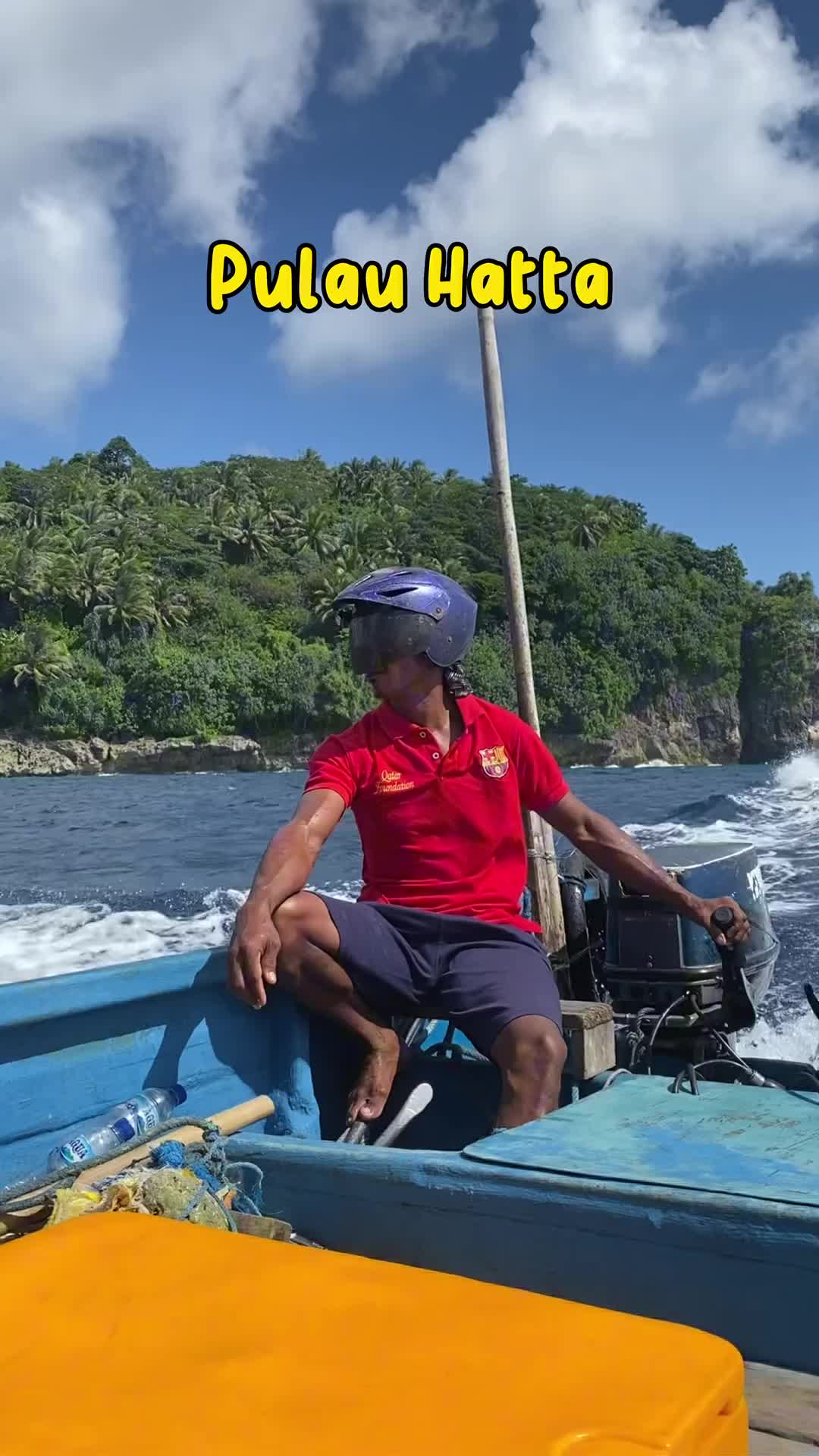 Rekomendasi Pulau yang wajib dikunjungi di Banda Neira.  🎥: a_mahul