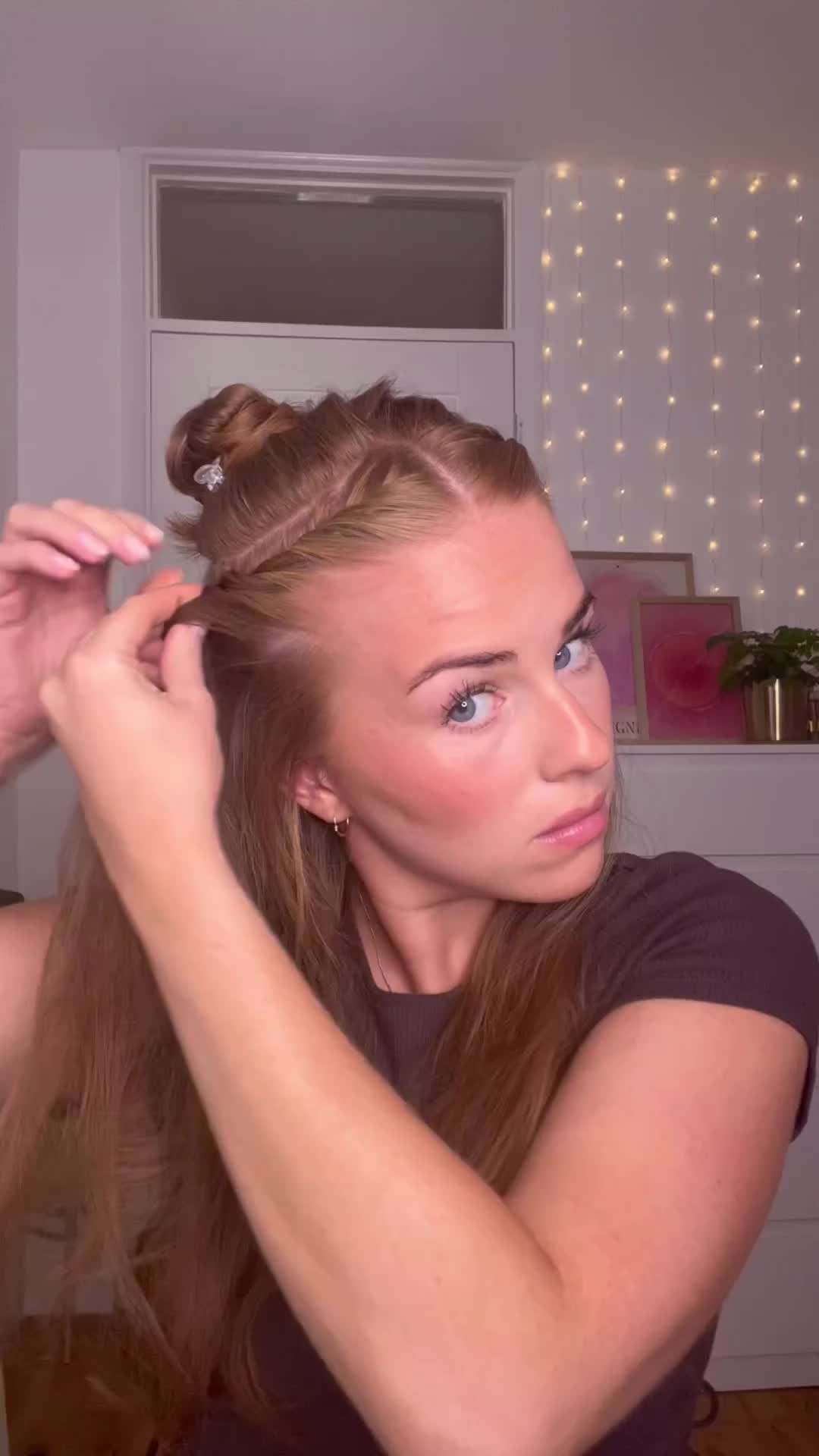 Simple and cute hairstyle tutorial buat kamu