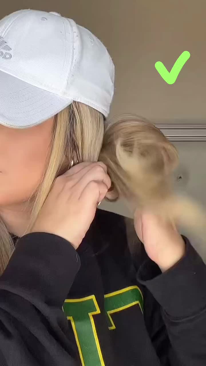 Hat hairstyle tutorial