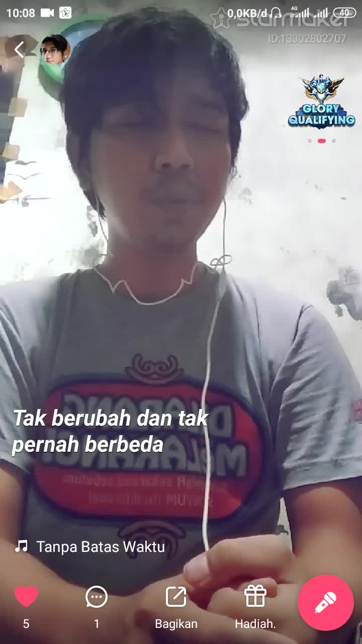 Tanpa Batas Waktu _ cover wendy ( starmaker )>>> semoga terhibur