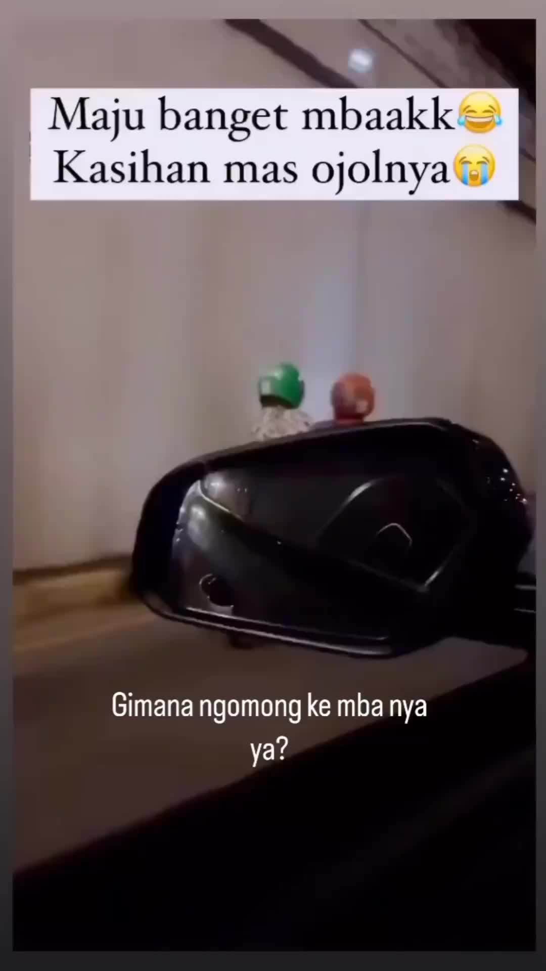 Kesian babang ojolnya