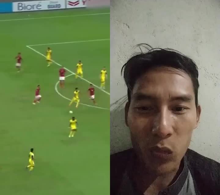 Irfan jaya berhasil mencetak gol kemenangan untuk Indonesia