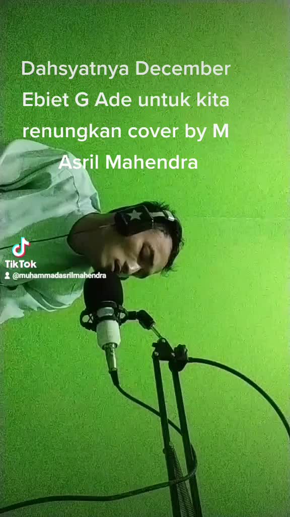 Nama Muhamad Asril Mahendra Umur 22 tahun, domisili bogor,  judul lagu untuk kita renungkan