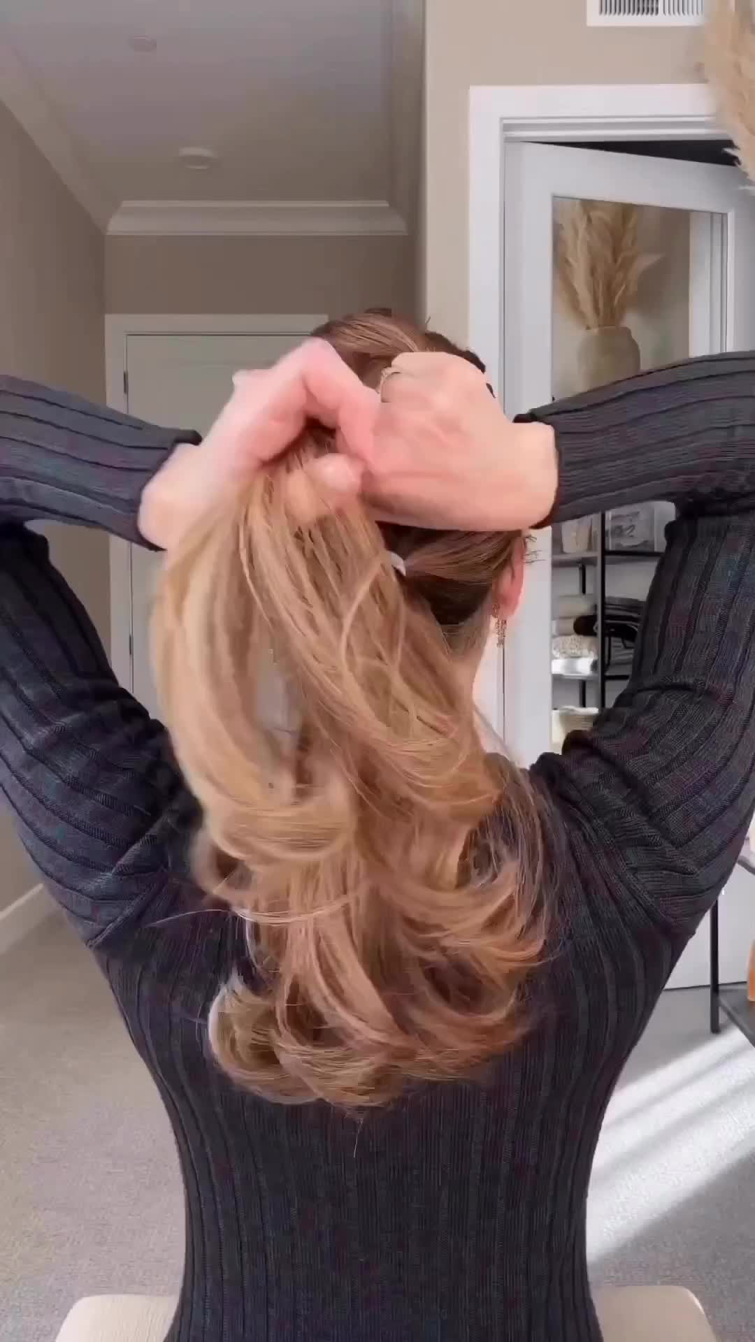 Braided ponytail!