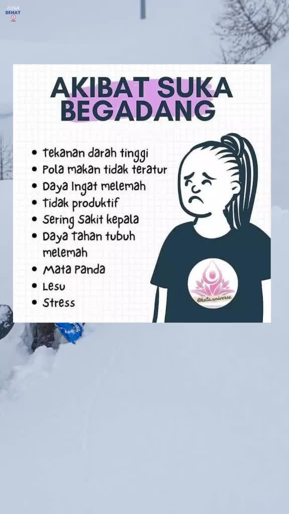 akibat suka begadang