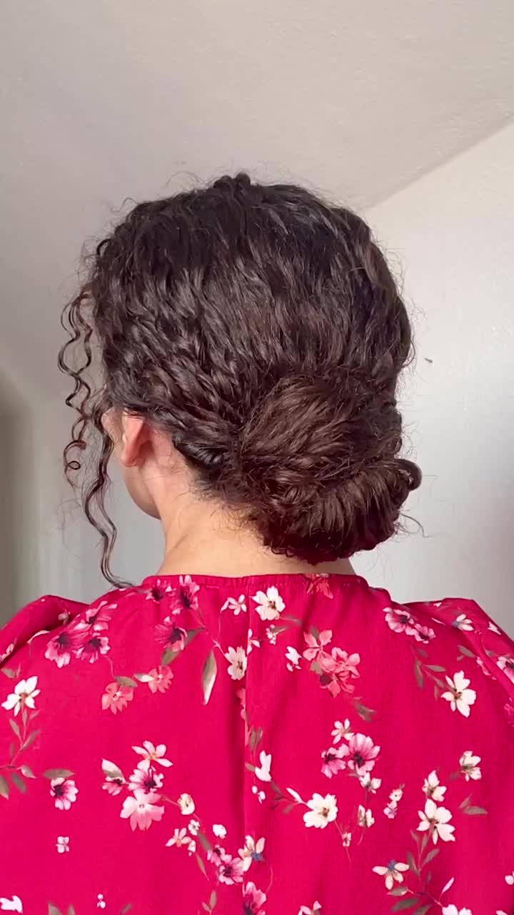 Bikin low hair bun gak ribet! gapake karet atau hair clip