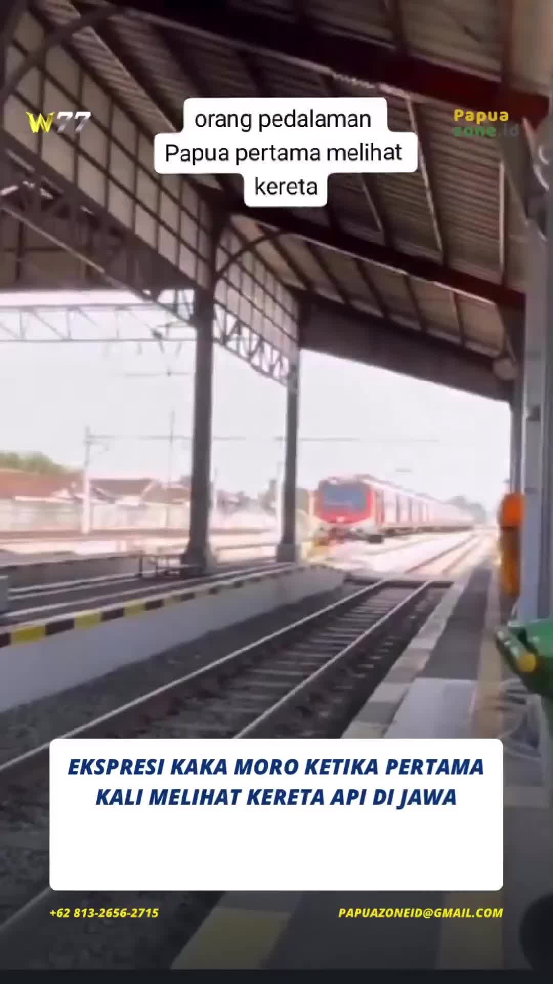 Kaka moro rekam sampe kereta de tra kelihatan?