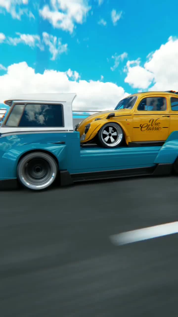 Mobil towingnya unik. Ada yang tau mobil apa? 