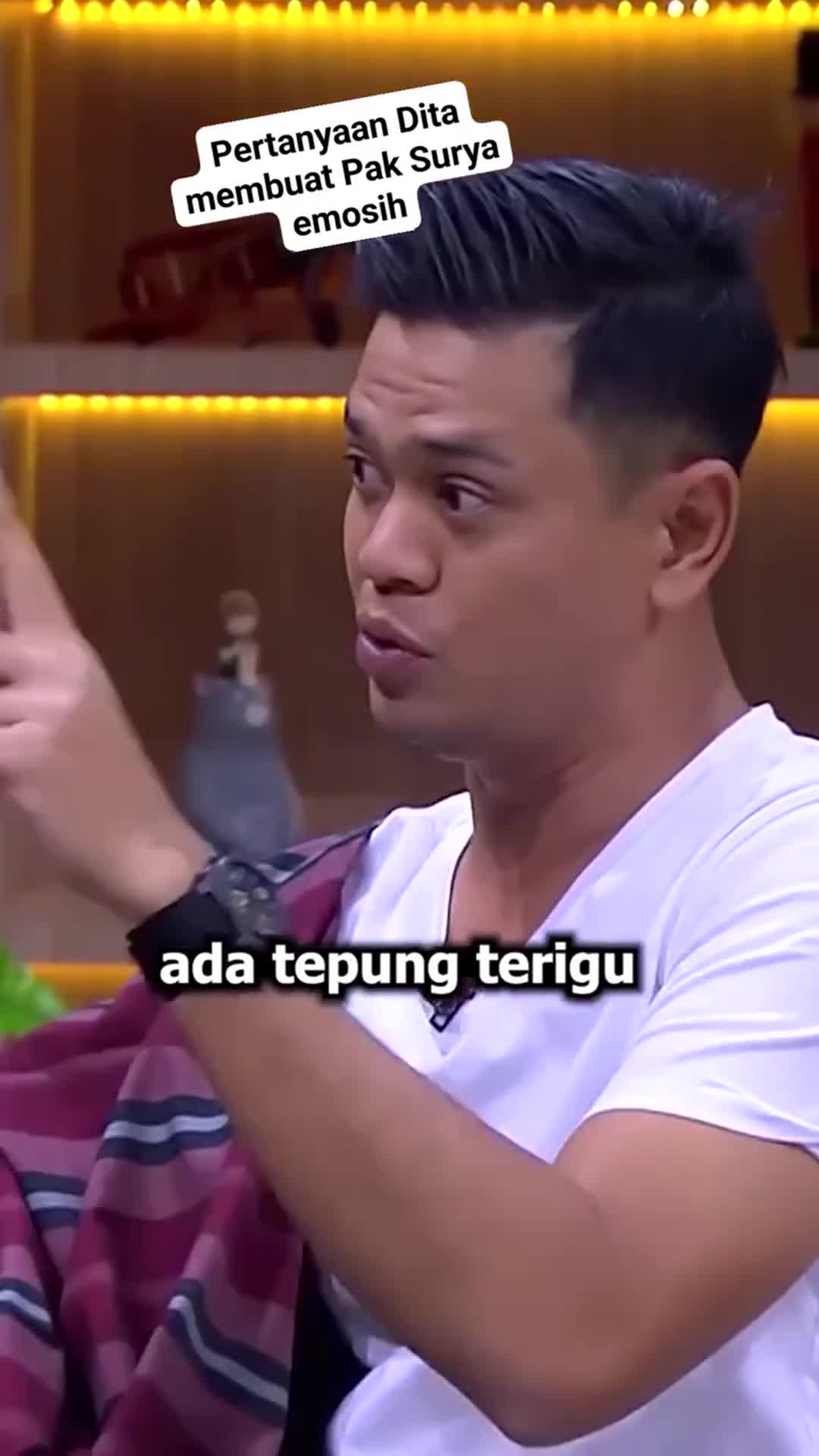 Gara-gara tepung doang