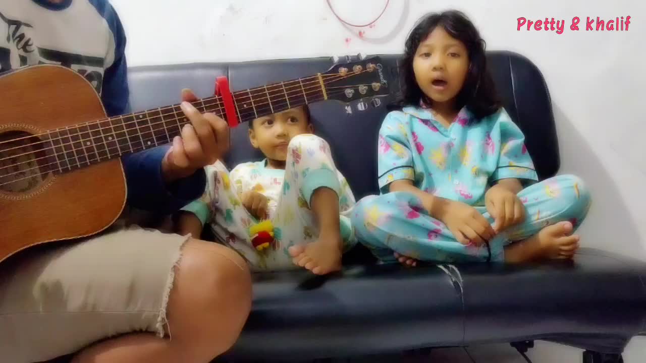 teteh pretty & Ade Khalif  "bocil nyanyi ost ikatan cinta, hee,, tanpa batas waktu - Ade Govinda & fadly