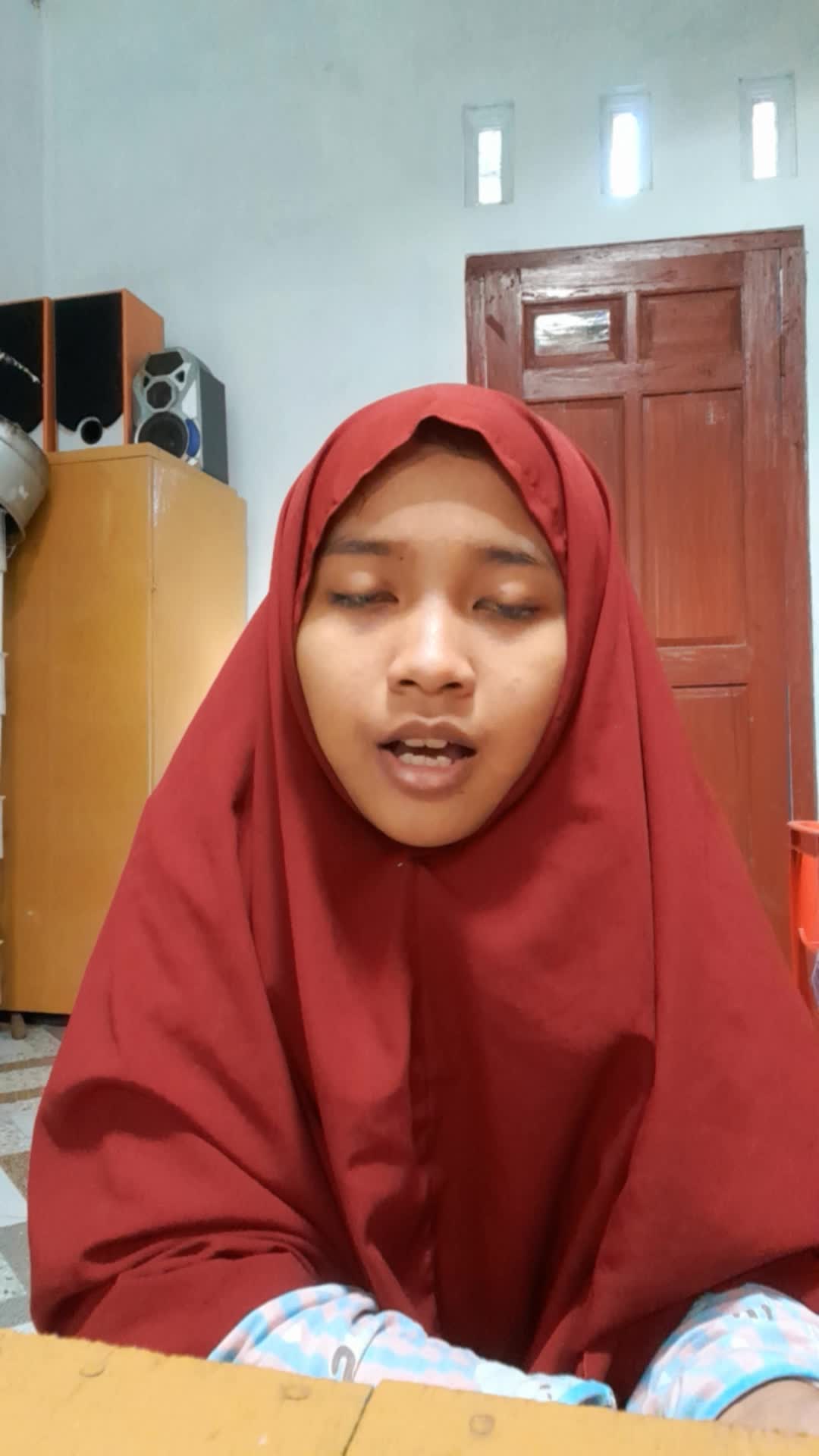 nama:fitriah nur fatimah, umur 15 th,asal Banyumas jateng, judul:Mauju qolbi.085891519483.#VoiceOframadhangtv