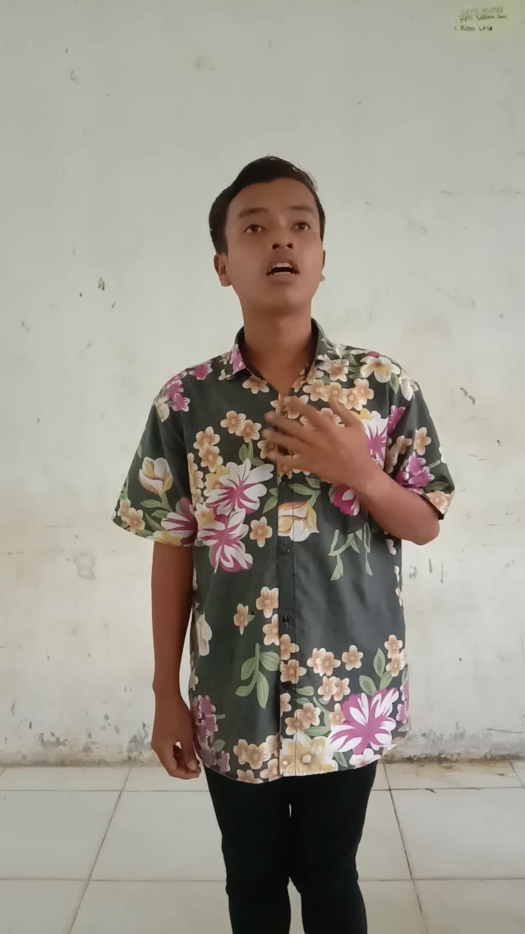 #audisi online kdi 2021 dedy saputra 14 tahun medan sumatera utara gerimis melanda hati