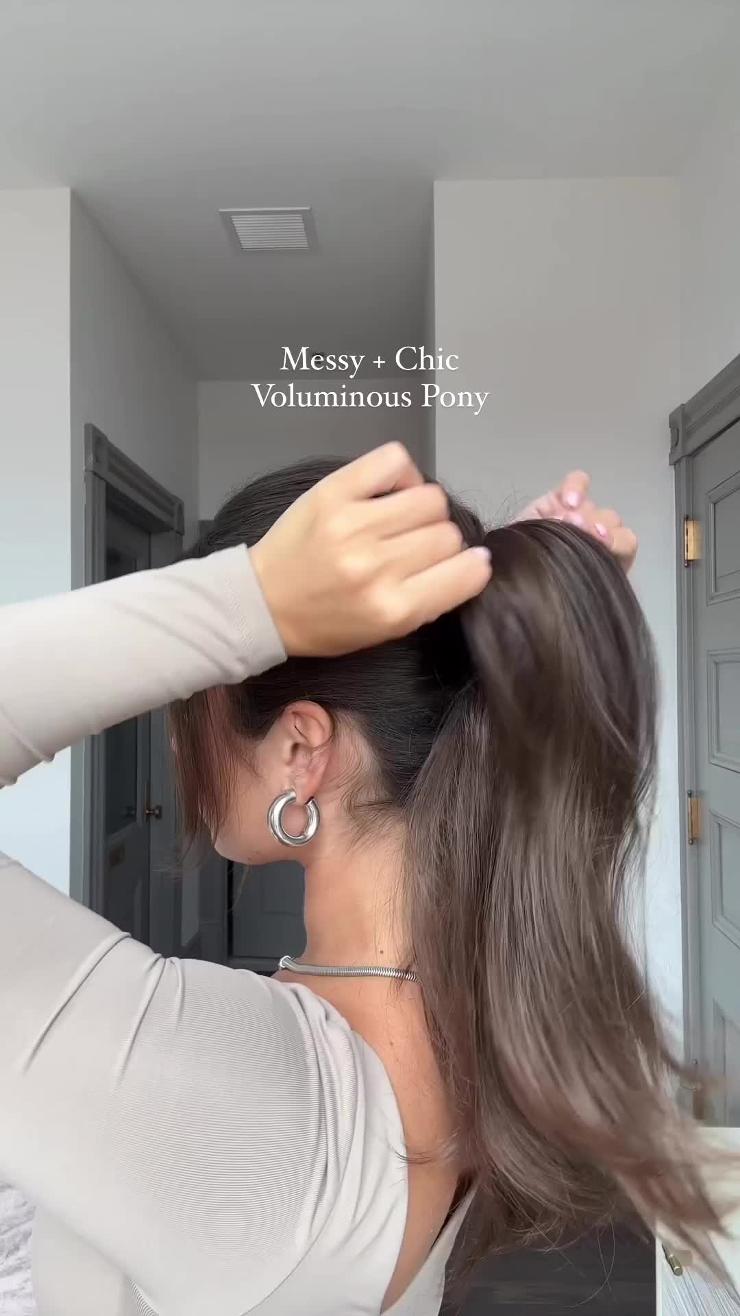 Voluminous Ponytail🥰