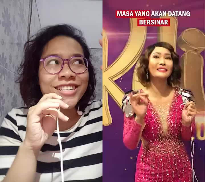 duet bareng bunda inul .... maaf bunda inul gak bisa goyang 😂😂