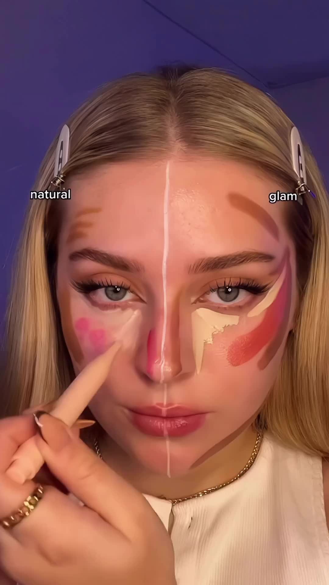 natural vs glam