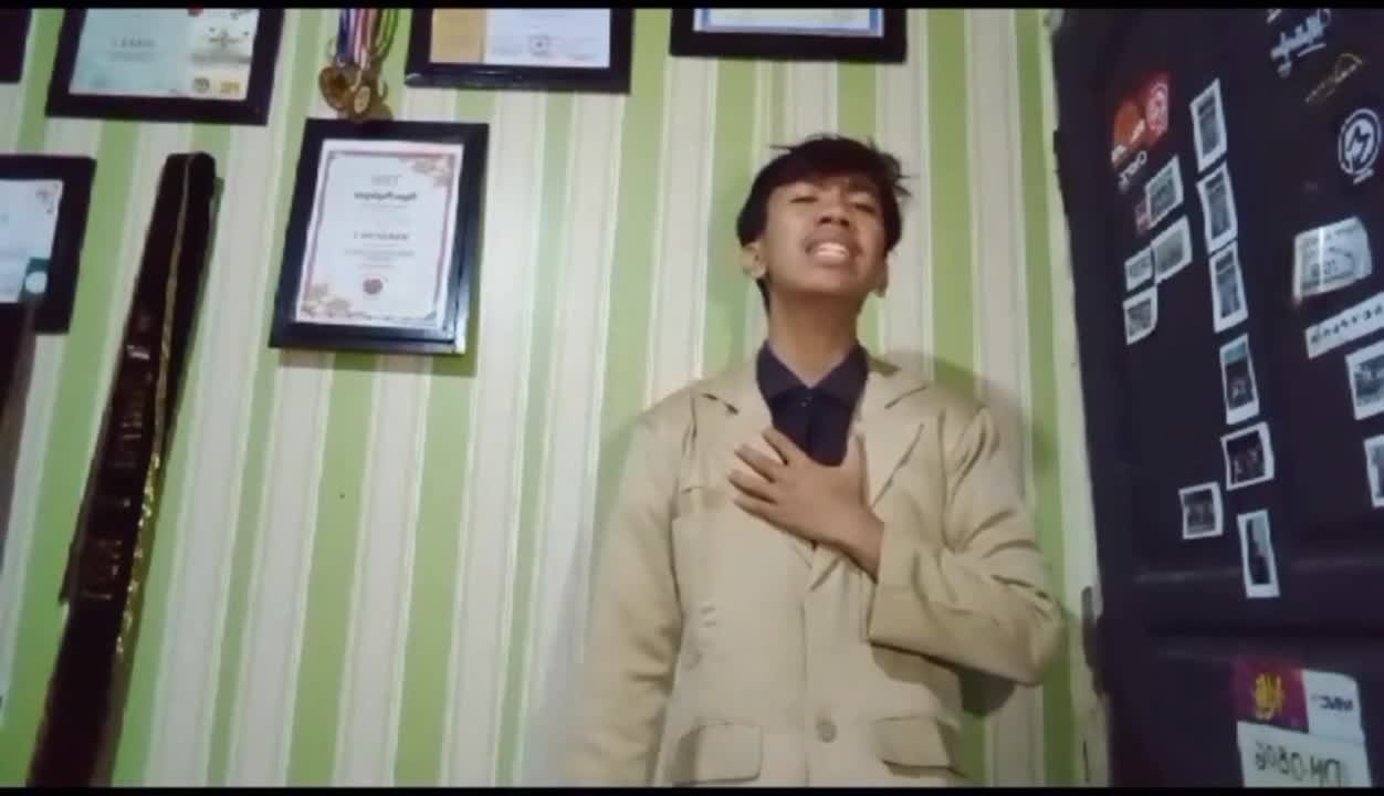 audisi KDI 2023 Nama fiqih Al farez, asal Cirebon,umur 18thn,judul lagu doa suci