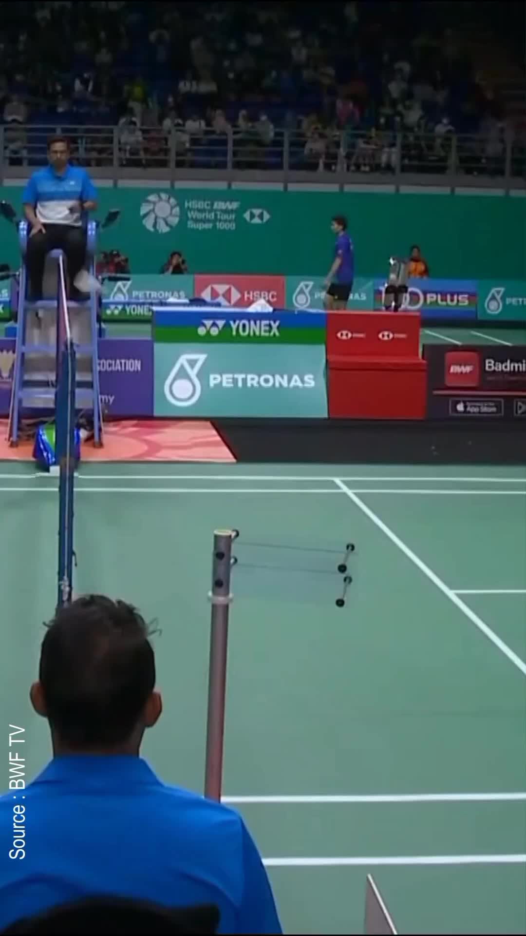 skill net Ginting yg bikin kesulitan lawannya
