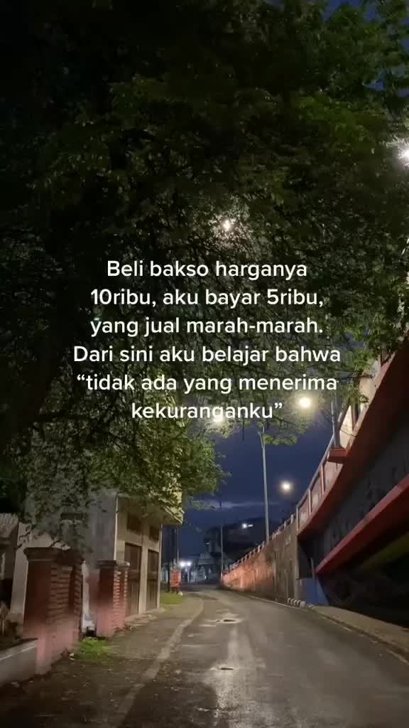 semua hanya liar kelebihan, nggak ada yang bisa menerima kekurangan