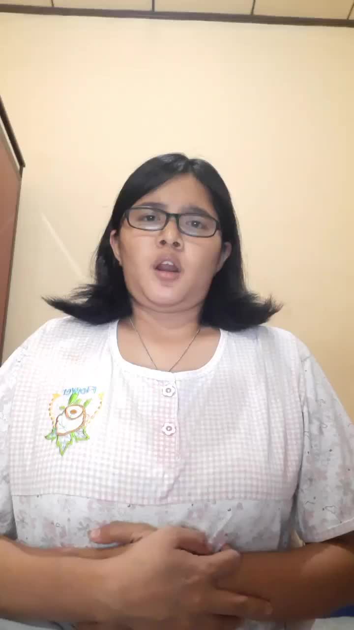 tegang amat bu. udah kayak ujian presenter aja 