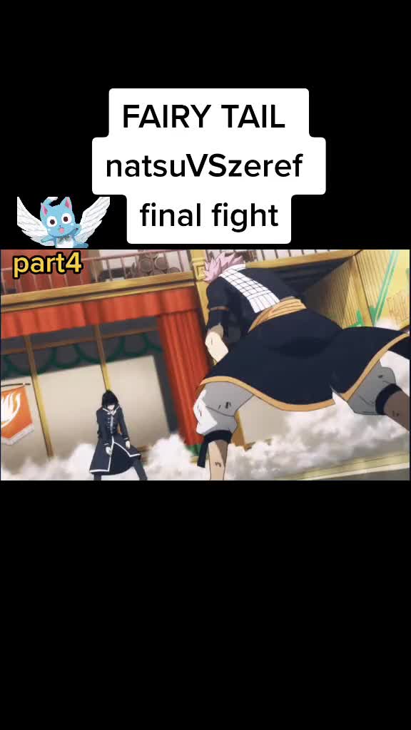 Natsu vs zeref final fight