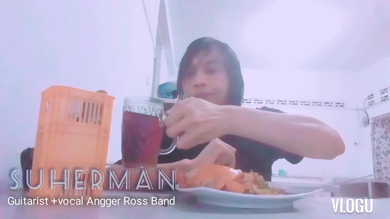 Suherman  (guitarist +Vocal Angger Ross Band)AGEN RAHASIA Performance VISI DAN MISI 