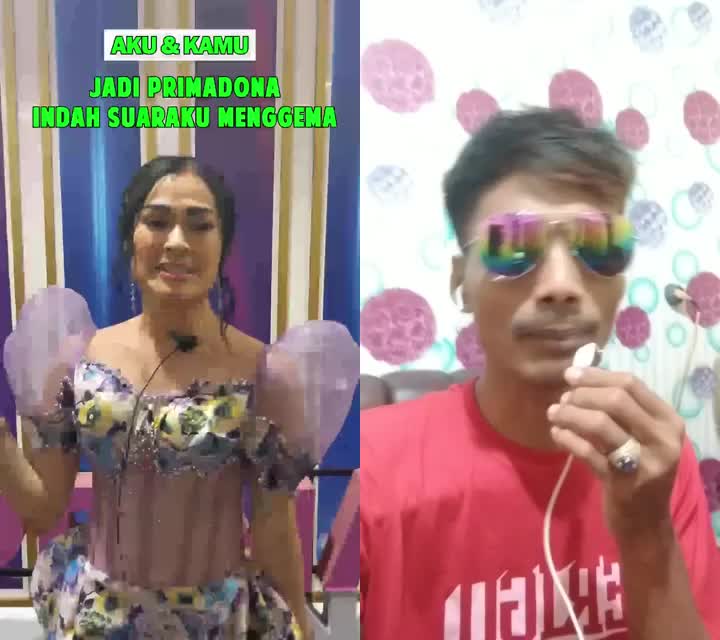 duet bareng bunda Iis asik banget 😆😆
