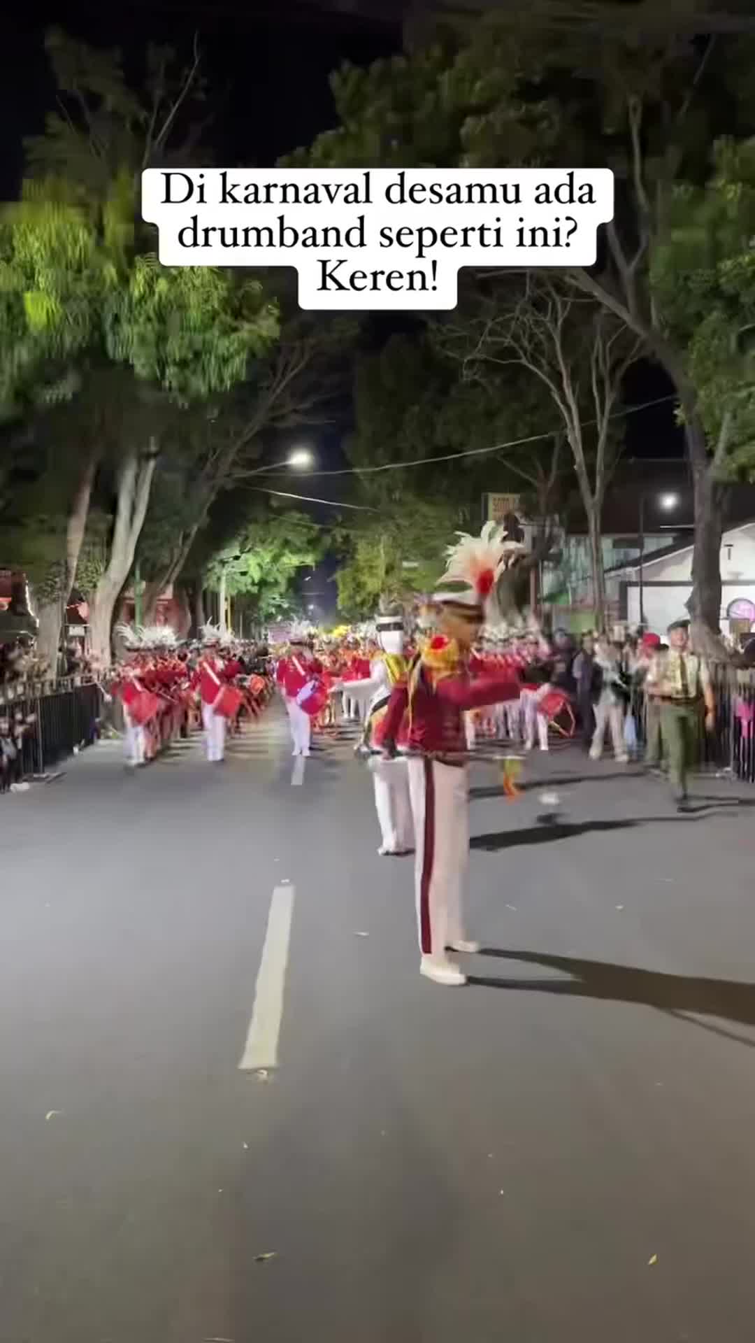 karnaval desa ada drumband