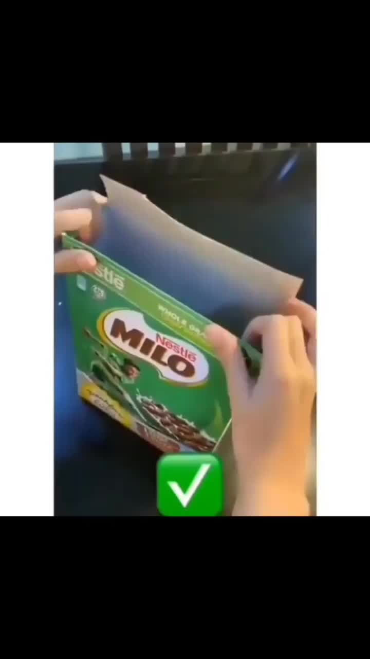 Cara Membungkus Kotak Susu Tanpa Bantuan Alat