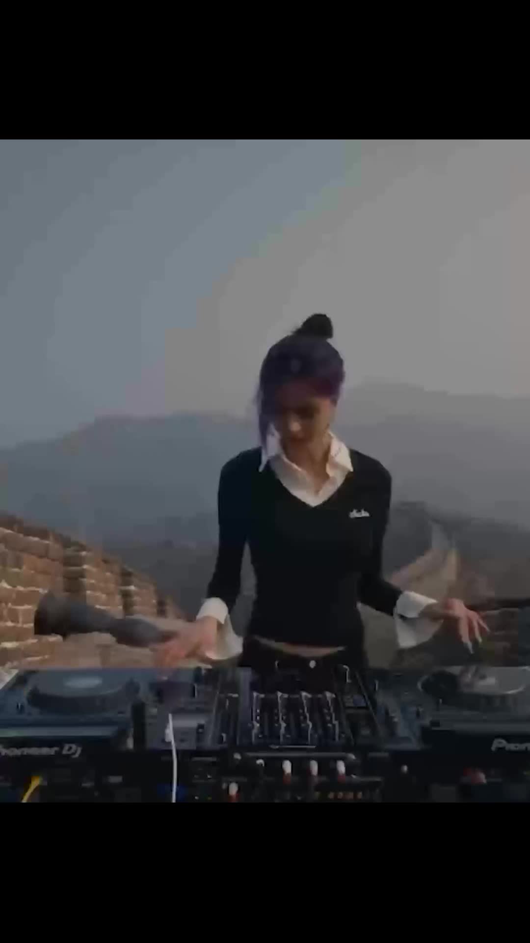 DJ Sally from the Great Wall of China