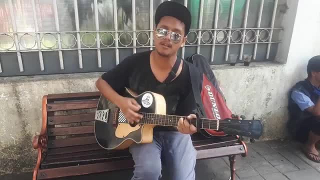 Can't take my eyes off you by muse cover acoustic (achmanda rezza) #ShowYourTalent
