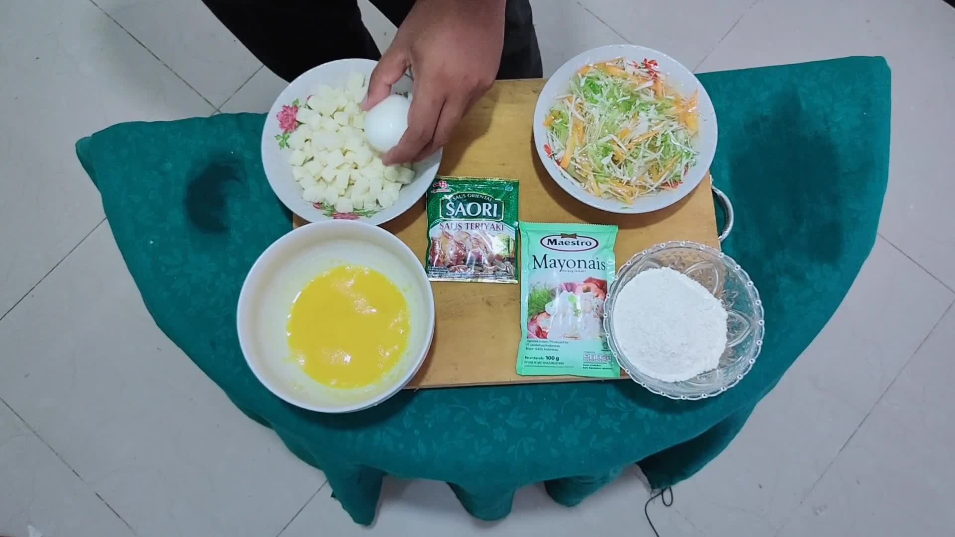 Appetizer | Egg Salad|Egg Ball | hidangan simple namun perlu tekhnik dalam merebus dan menggoreng telur agar tetap melt. #onlineauditionmci9