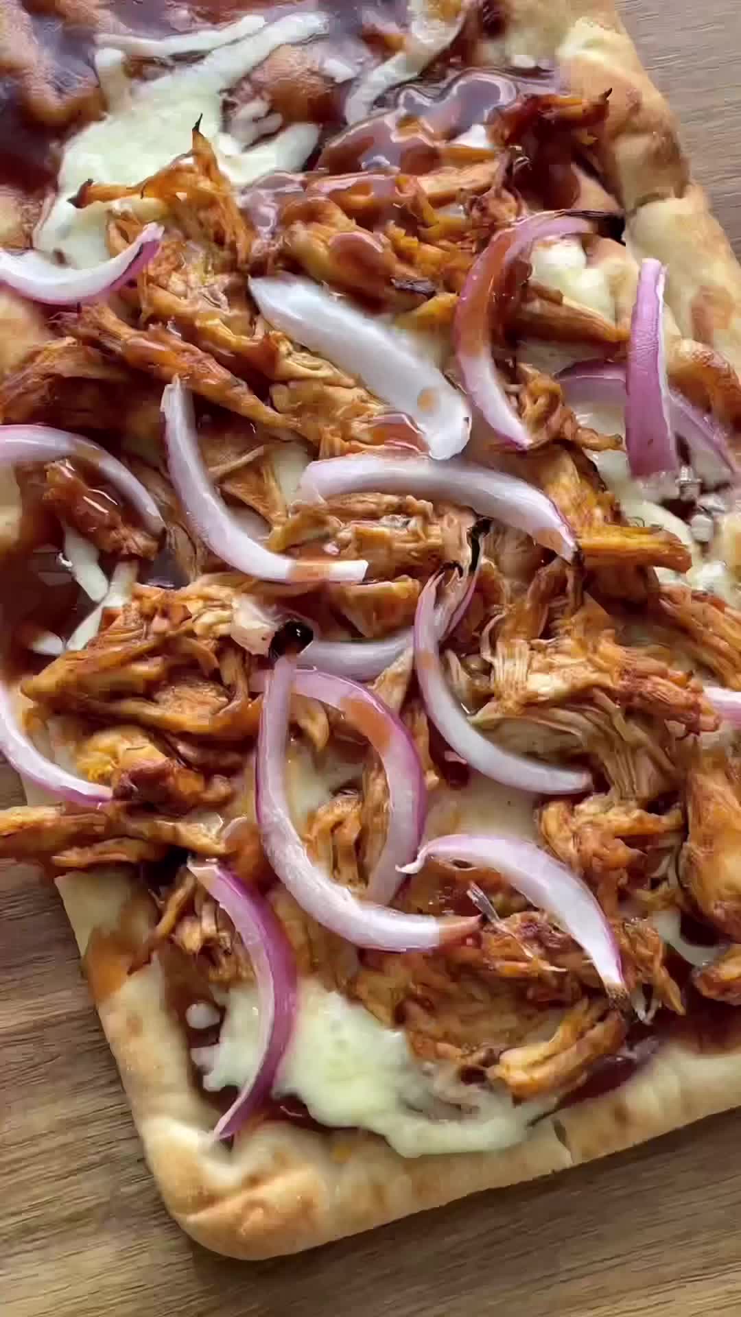 Bikin bbq chicken pizza pake flatbread😋
