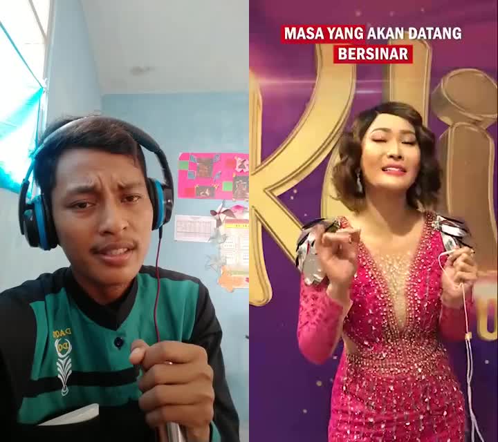 senang sekali dengan chalenge ini bisa duet sama mba inul😇🤲... yu di bantu follow 