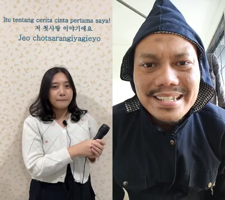(beLajar bahasa korea) di buang sayang toLong bantu Love vote foLow share coment thanks for watching
