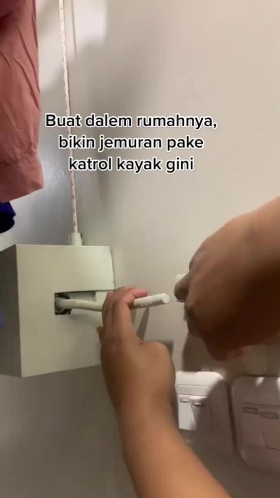 Solusi buat kamu yang rumahnya kecil tapi mau tempat jemur banyak!