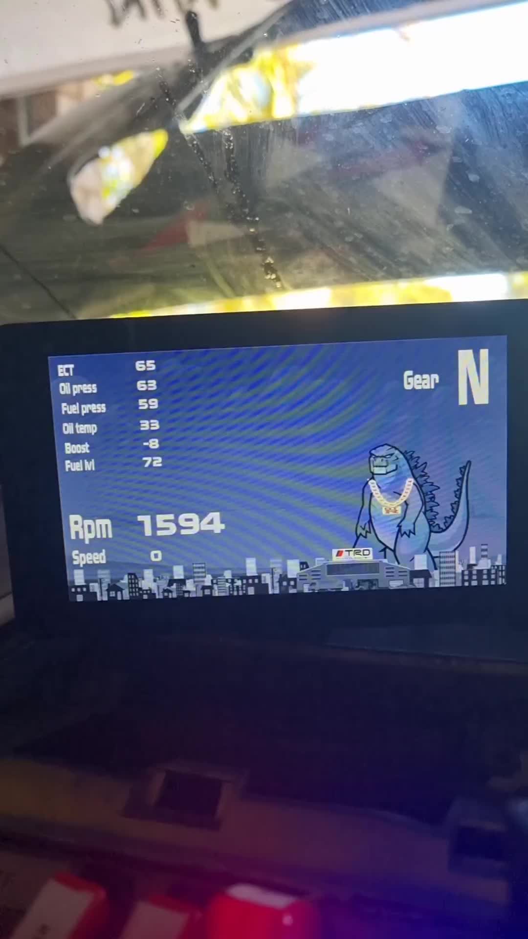 dash monitor godzilla version