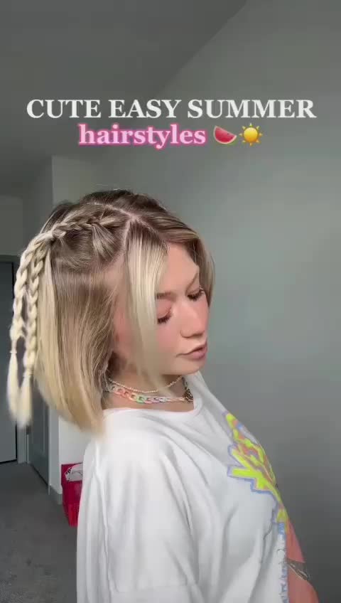 Hairstyle idea for summer